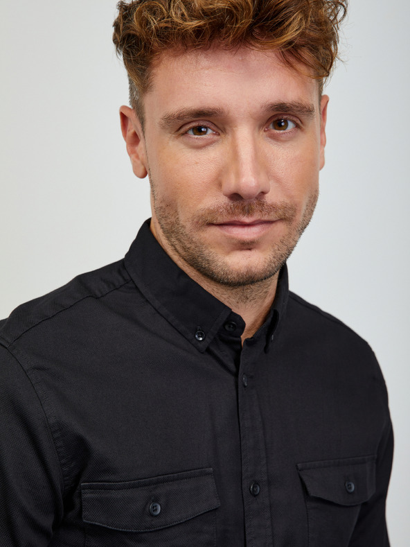 ZOOT.lab Fekete férfi ing ZOOT.lab Stanley