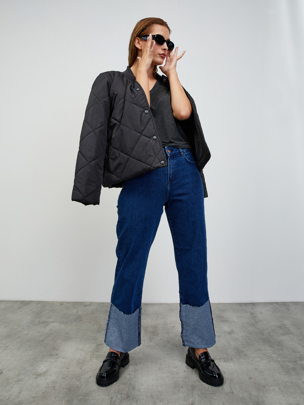 ZOOT.lab Sötétszürke női izzított alap póló ZOOT.lab Adriana 4 női csíkos basic póló ZOOT.lab Adriana