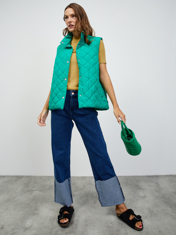 ZOOT.lab Mustár női basic póló ZOOT.lab Bobbi