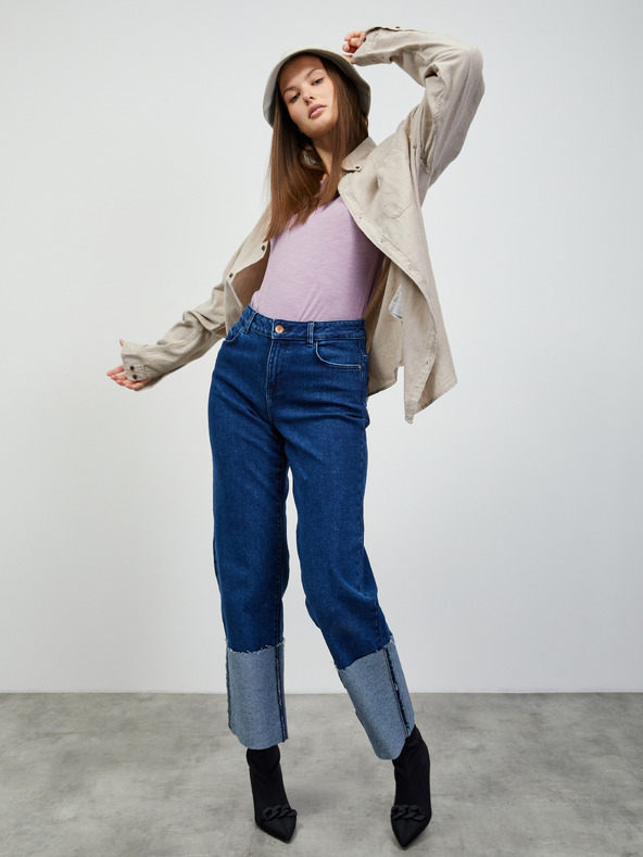 ZOOT.lab Világos lila női hosszú ujjú basic póló ZOOT.lab Molly