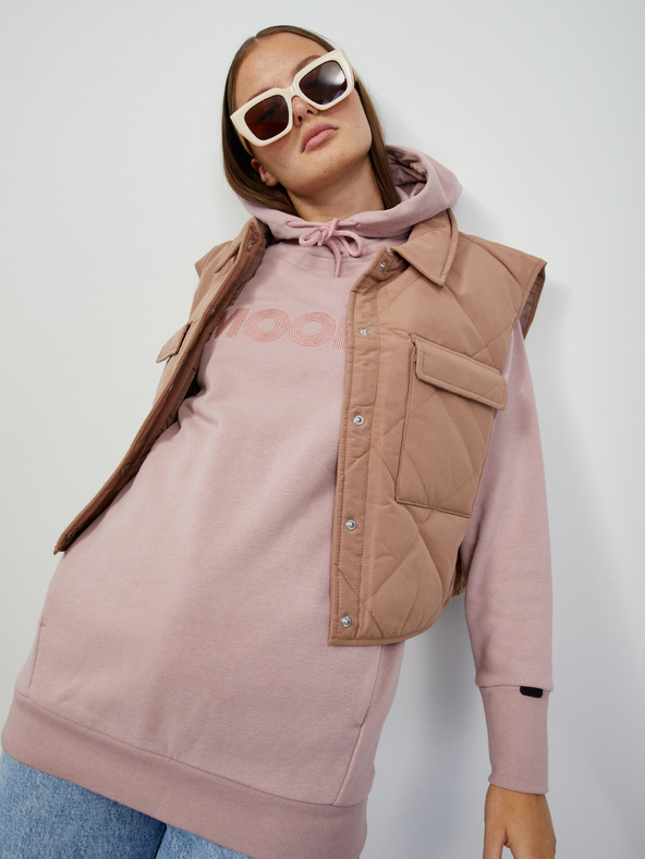 ZOOT.lab Világos rózsaszín női kapucnis pulóver ZOOT.lab Rachel