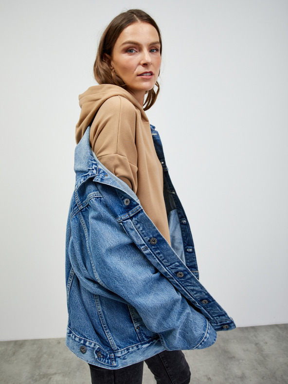 ZOOT.lab Bézs női alap kapucnis pulóver ZOOT.lab Noor Noor