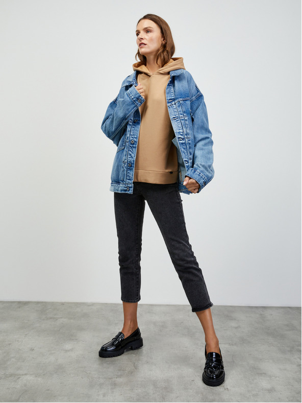 ZOOT.lab Bézs női alap kapucnis pulóver ZOOT.lab Noor Noor