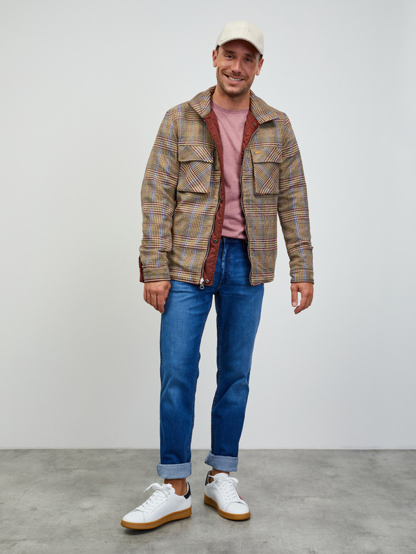 ZOOT.lab Régi rózsaszín férfi szürke alap ing ZOOT.lab Rex