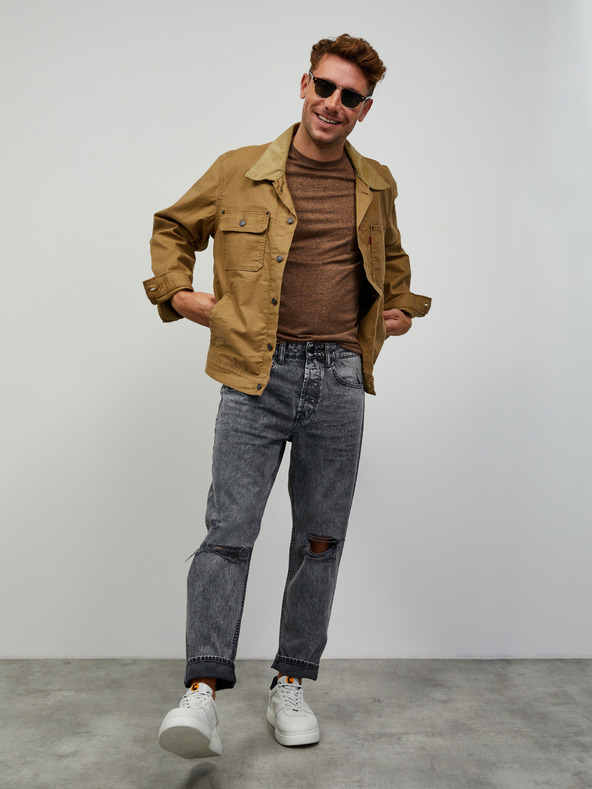 ZOOT.lab Barna férfi barna alap ing ZOOT.lab Rex