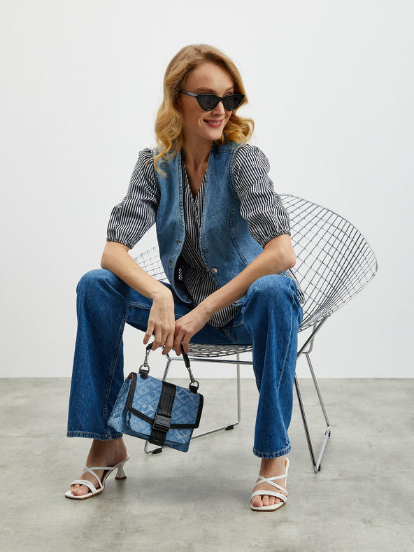 ZOOT.lab Fekete női csíkos blúz ZOOT.lab Oline