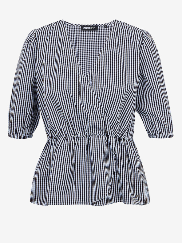ZOOT.lab Fekete női csíkos blúz ZOOT.lab Oline