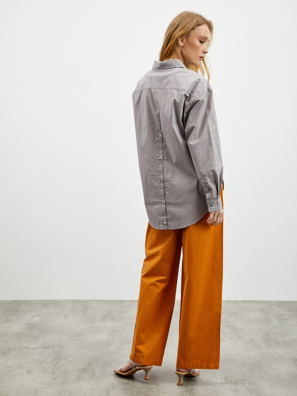 ZOOT.lab Világosszürke női túlméretezett ing ZOOT.lab Rosalinde