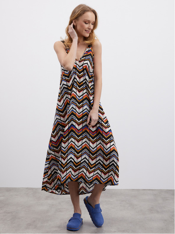 ZOOT.lab Fehér és fekete női mintás középrész ZOOT.lab Nichel Nichel