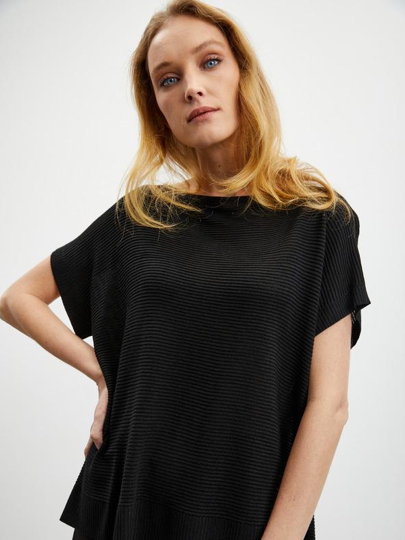 ZOOT.lab Fekete női pulóver mellény vászon ZOOT.lab Danae