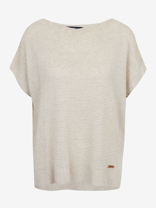 ZOOT.lab Bézs női pulóver mellény vászonnal ZOOT.lab Danae