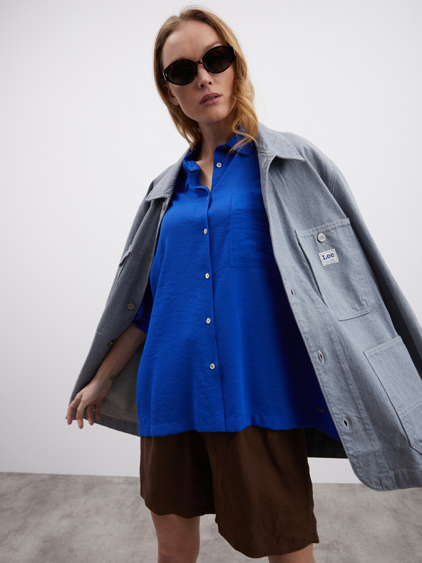 ZOOT.lab Kék női oversize ing ZOOT.lab Rhiannon ZOOT.lab Rhiannon