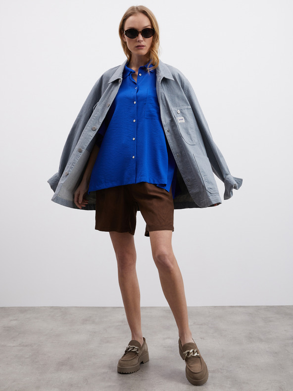 ZOOT.lab Kék női oversize ing ZOOT.lab Rhiannon ZOOT.lab Rhiannon