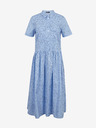 ZOOT.lab Világoskék női mintás póló midi ruha ZOOT.lab Reed