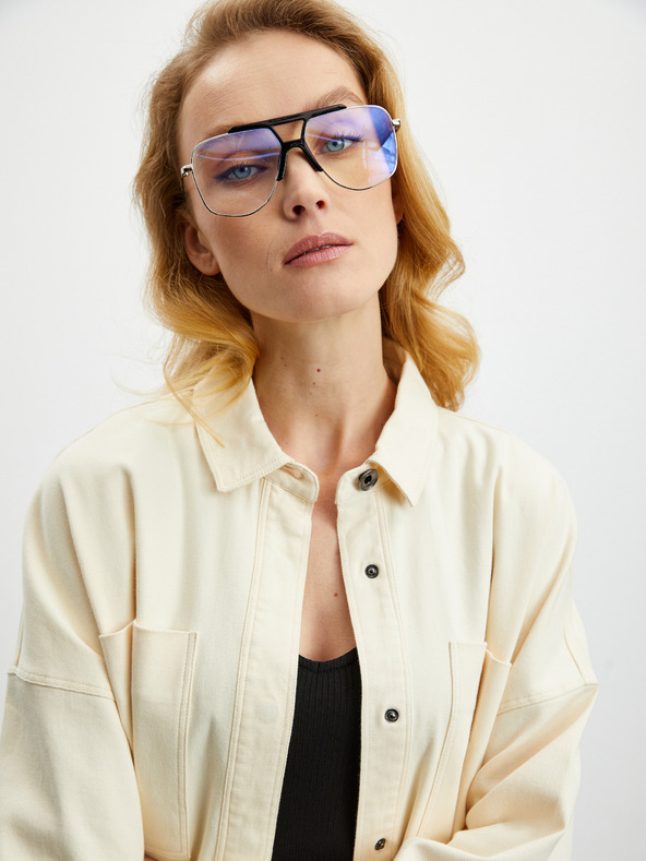 ZOOT.lab Krémszínű női oversize top ZOOT.lab Becca