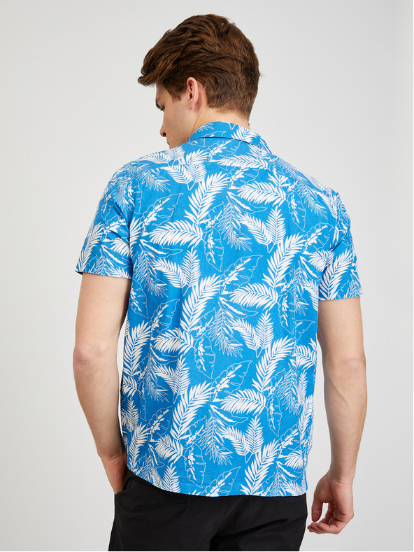 ZOOT.lab Kék férfi rövid ujjú, mintás ing ZOOT.lab Darrel