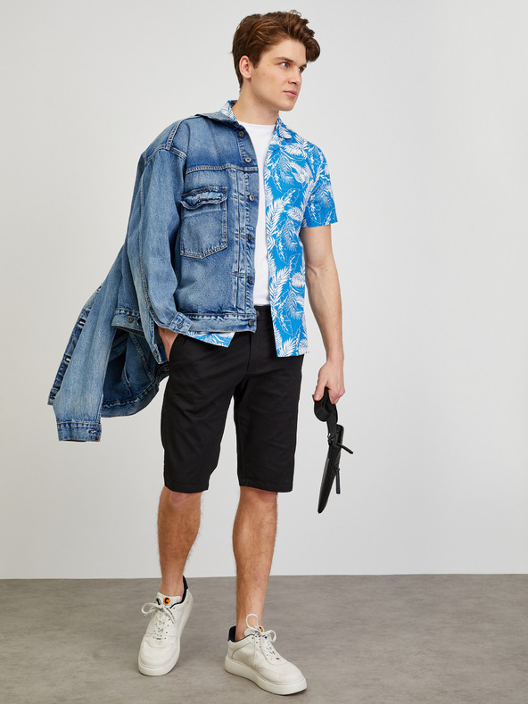 ZOOT.lab Kék férfi rövid ujjú, mintás ing ZOOT.lab Darrel