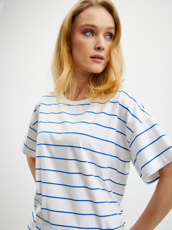 ZOOT.lab Fehér női csíkos póló ZOOT.lab Floss ZOOT.lab női csíkos póló
