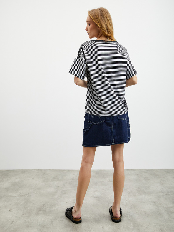 ZOOT.lab Fekete női csíkos póló ZOOT.lab Floss