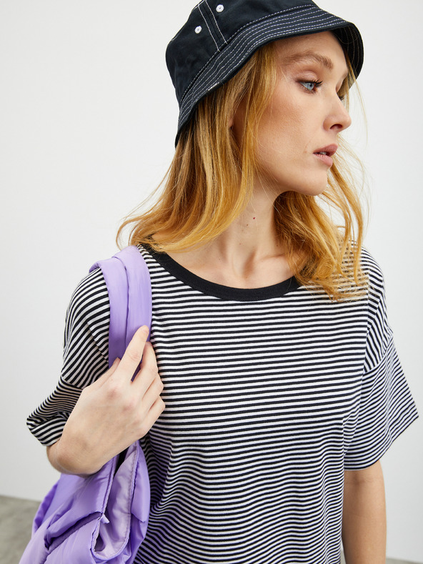 ZOOT.lab Fekete női csíkos póló ZOOT.lab Floss