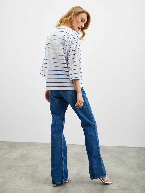 ZOOT.lab Fehér női csíkos póló ZOOT.lab Dolly