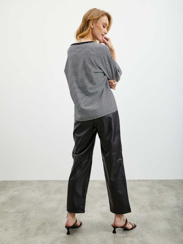 ZOOT.lab Fekete női csíkos póló ZOOT.lab Dolly