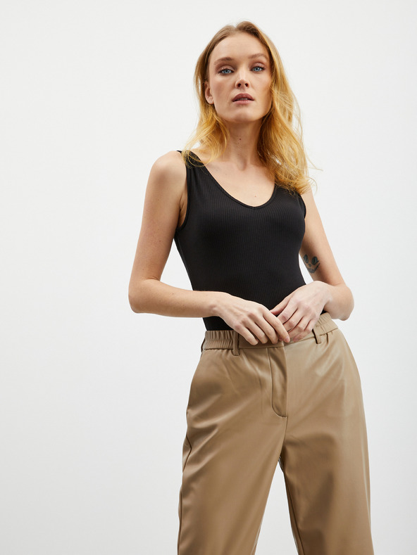 ZOOT.lab Fekete női bordázott body ZOOT.lab Olga