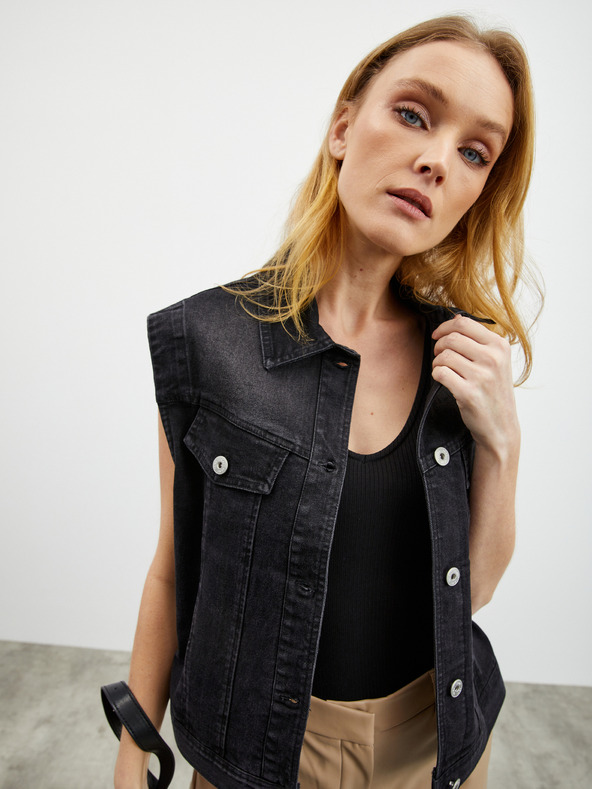 ZOOT.lab Fekete női bordázott body ZOOT.lab Olga