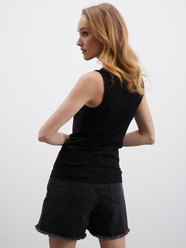 ZOOT.lab Fekete női bordázott felső ZOOT.lab Reza Reza