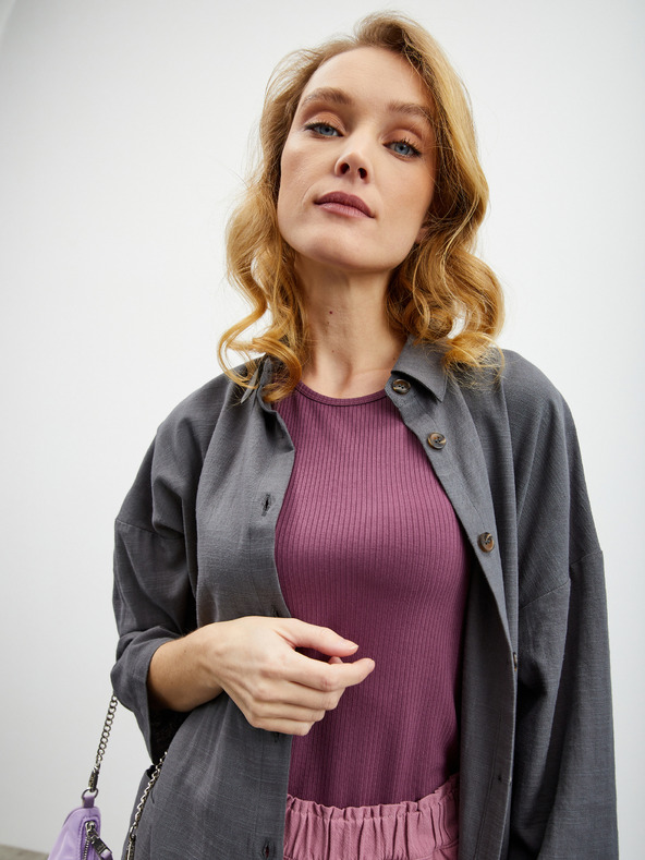 ZOOT.lab Lila női bordázott női felső ZOOT.lab Reza