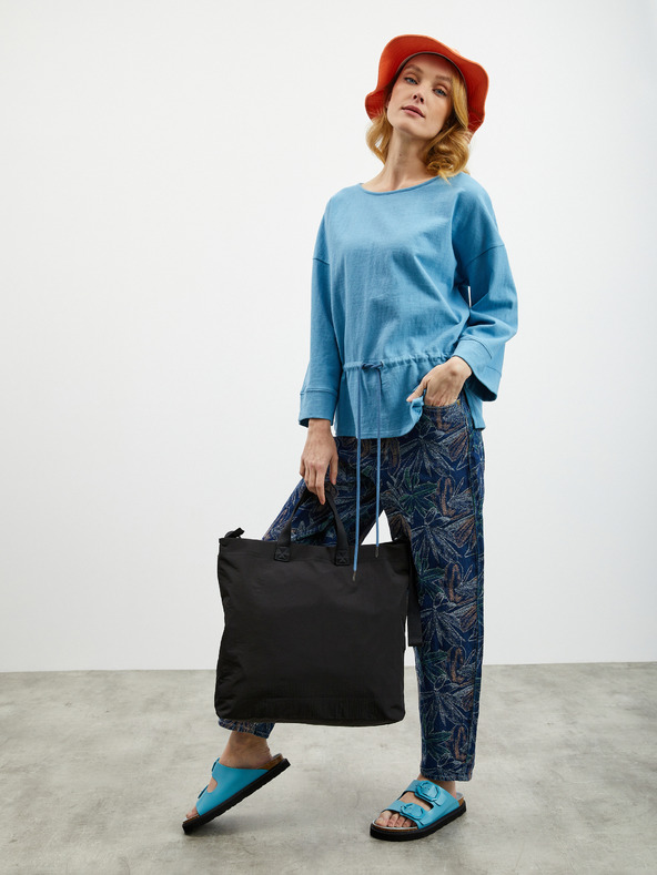 ZOOT.lab Világoskék női túlméretezett pulóver derékszíjjal ZOOT.lab Sash