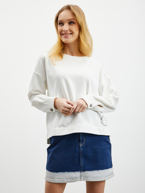 ZOOT.lab Fehér női túlméretezett pulóver ZOOT.lab Alisun Alisun