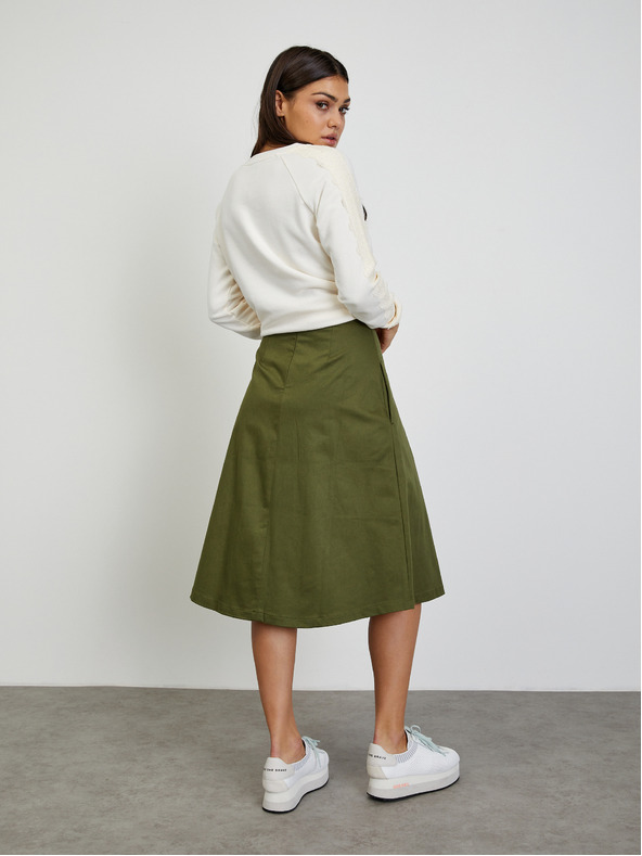 ZOOT.lab Női khaki szoknya ZOOT.lab Kinga Kinga