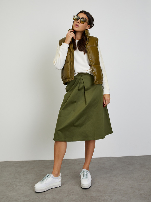 ZOOT.lab Női khaki szoknya ZOOT.lab Kinga Kinga