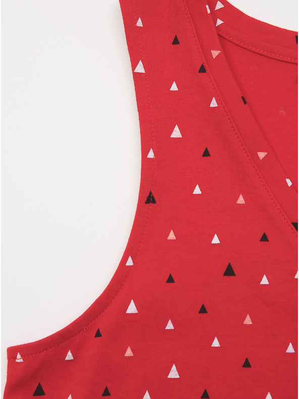 ZOOT.lab Piros női mintás pulóver ZOOT.lab Dagmar