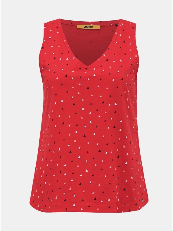 ZOOT.lab Piros női mintás pulóver ZOOT.lab Dagmar