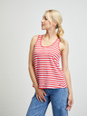 ZOOT.lab Fehér és piros női csíkos tank top ZOOT.lab Josefina Josefina