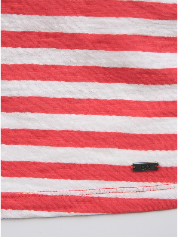 ZOOT.lab Fehér és piros női csíkos tank top ZOOT.lab Josefina Josefina