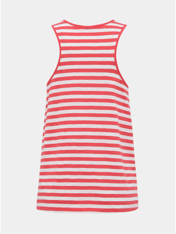 ZOOT.lab Fehér és piros női csíkos tank top ZOOT.lab Josefina Josefina