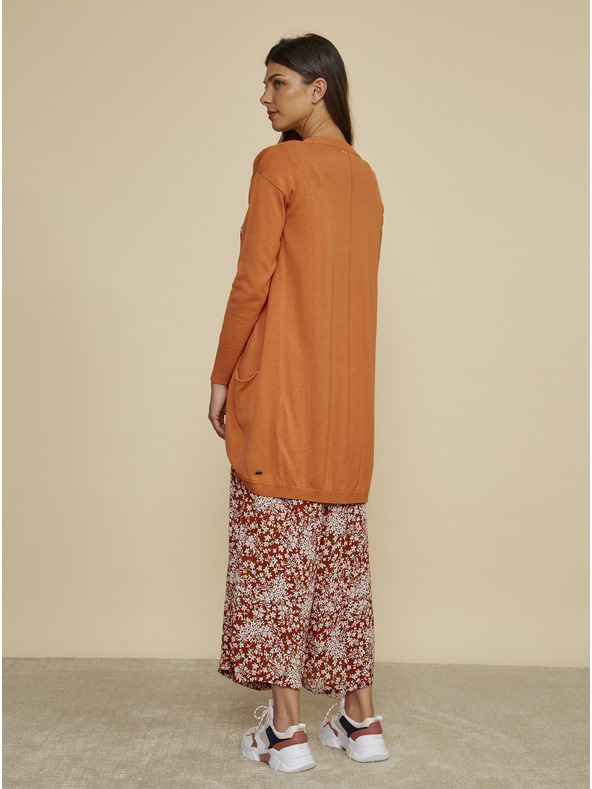 ZOOT.lab Narancssárga női alap kardigán ZOOT.lab Gita