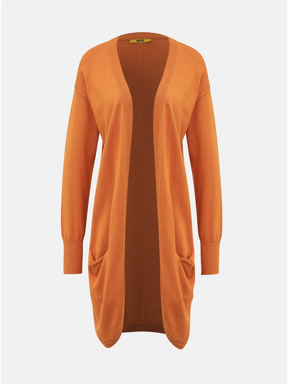 ZOOT.lab Narancssárga női alap kardigán ZOOT.lab Gita