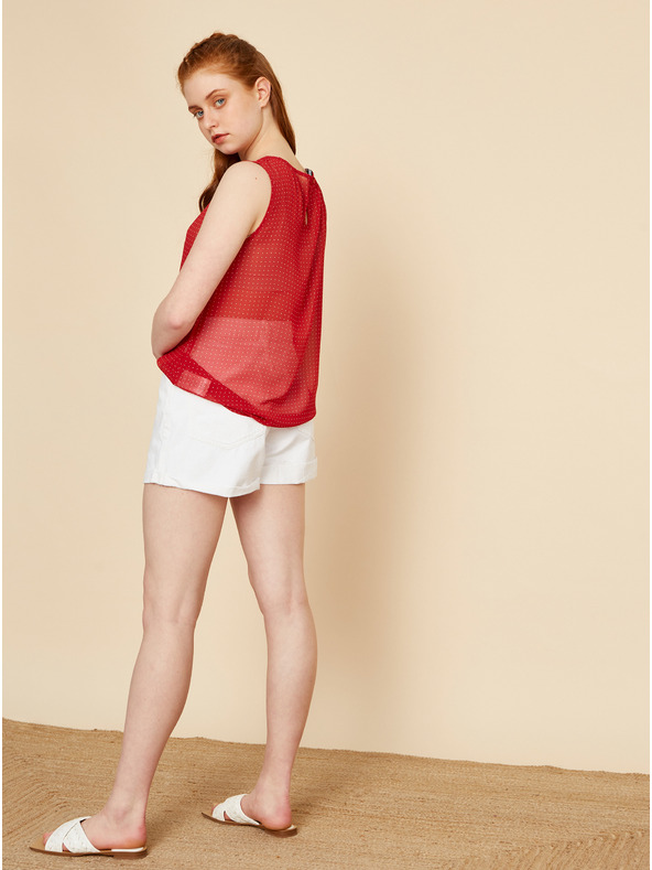ZOOT.lab Piros pöttyös blúz ZOOT.lab Tina