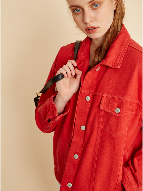 ZOOT.lab Piros pöttyös blúz ZOOT.lab Tina