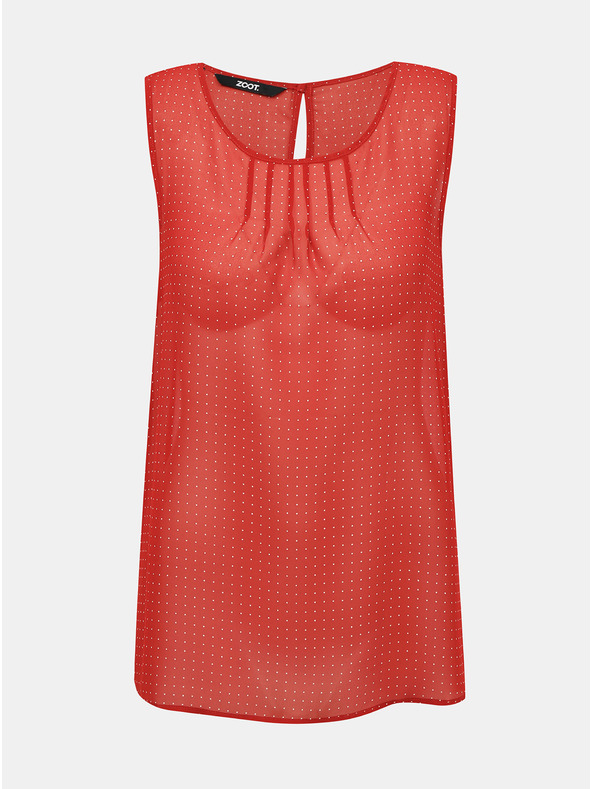 ZOOT.lab Piros pöttyös blúz ZOOT.lab Tina