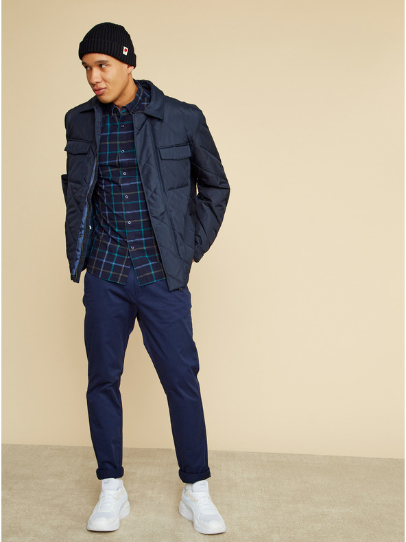 ZOOT.lab Sötétkék férfi kockás ing ZOOT.lab Aiden