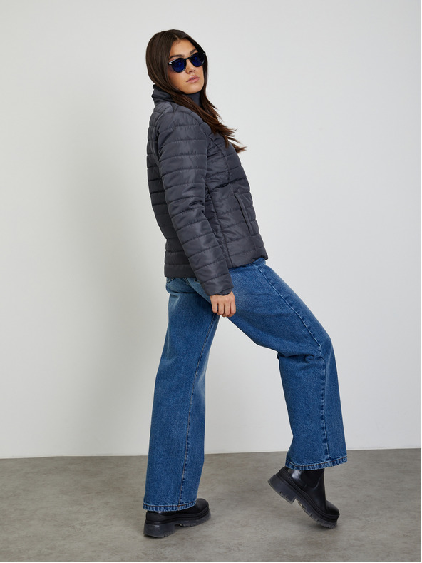 ZOOT.lab Fekete női téli steppelt kabát ZOOT.lab Daisy