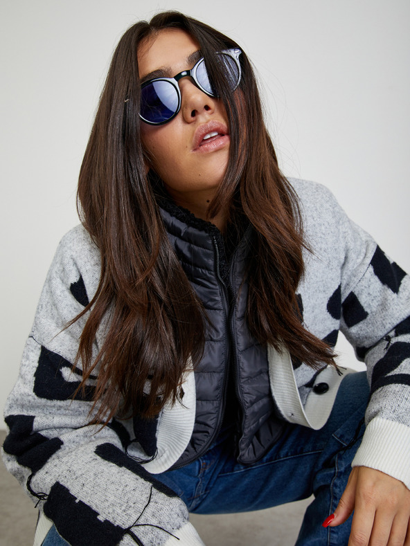 ZOOT.lab Fekete női téli steppelt kabát ZOOT.lab Daisy