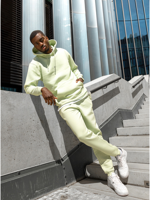 ICOONIC Világoszöld unisex alap melegítőnadrág ICOONIC