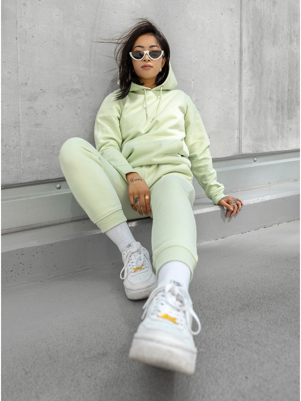 ICOONIC Világoszöld unisex alap melegítőnadrág ICOONIC