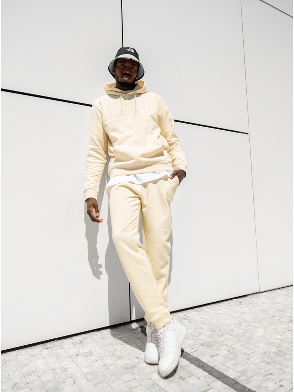 ICOONIC Bézs színű unisex alap melegítőnadrág ICOONIC